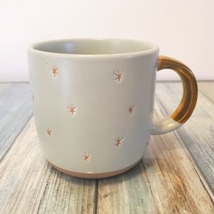 Hearth & Hand Magnolia mini mug pale green with stars stoneware